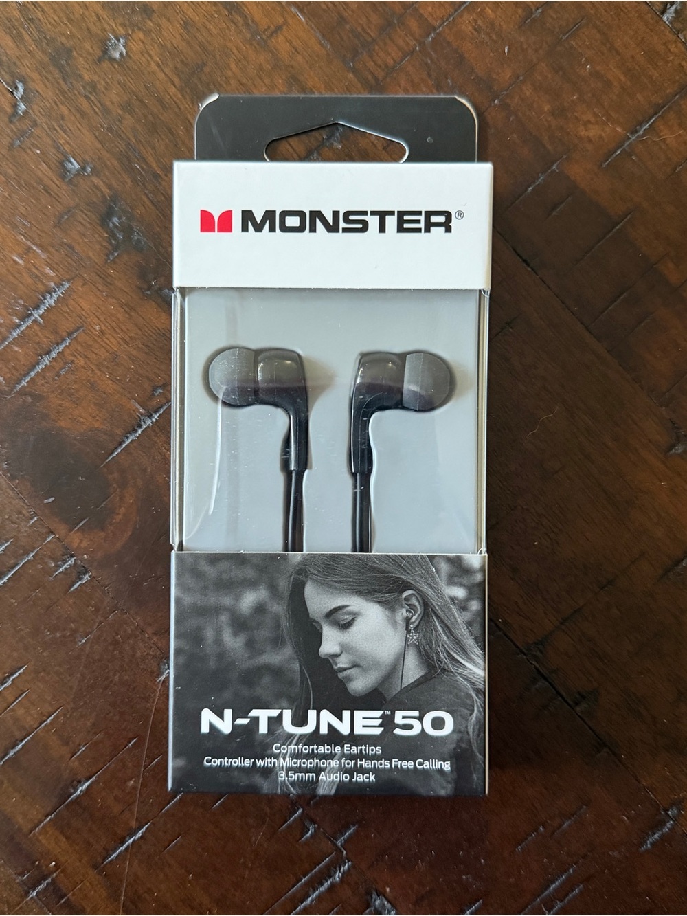 MONSTER N-Tune 50 In-Ear Headphones, Black